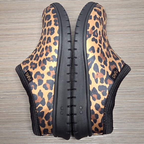 NEW!!! Ryka Stellar Slip On Clogs/Shoes Cheetah Print Cozy Faux Fur- Size: 5.5 - Picture 3 of 9